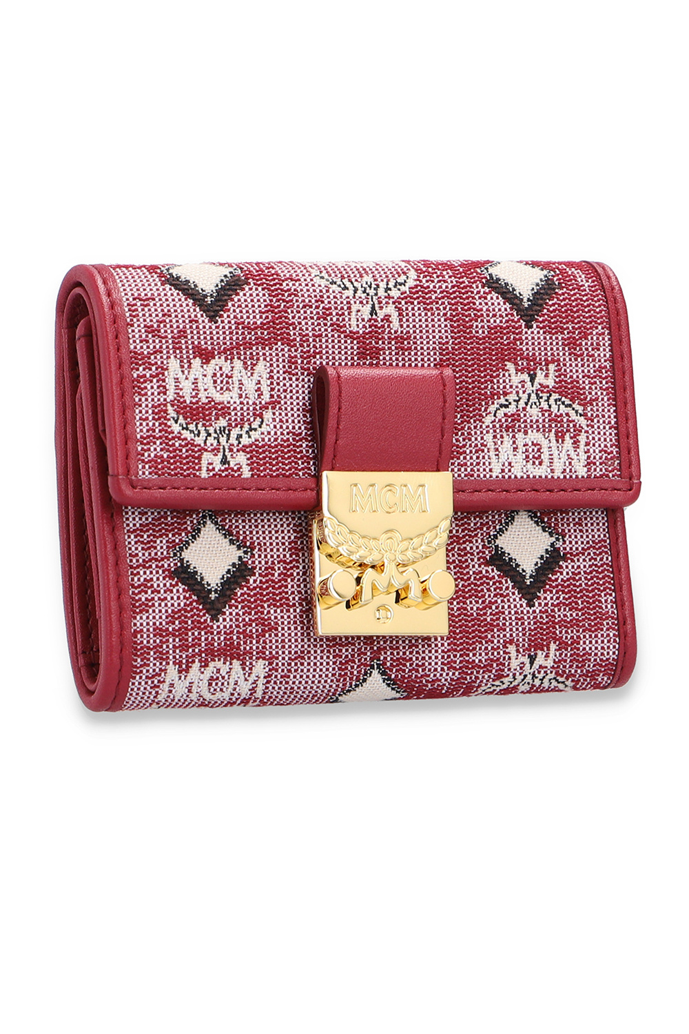 Mcm shop wallet red